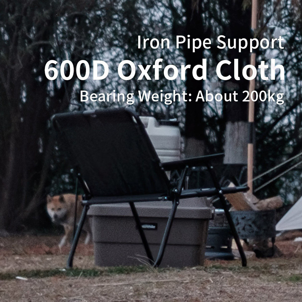 Ghế Đôi Cắm Trại Du Lịch Xếp Gọn Blackdog Double Folding Chair