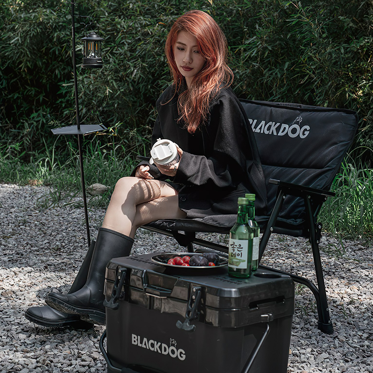 Ghế Gấp Cắm Trại Du Lịch Big Size Blackdog Wide Seat Folding Chair