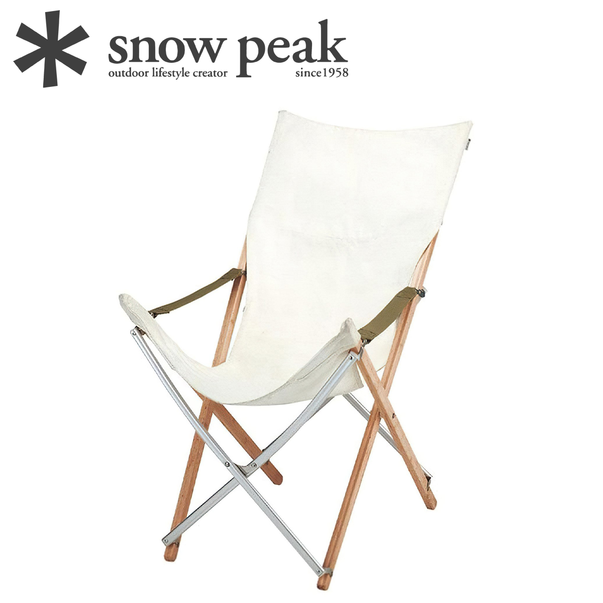 Ghế Gấp Gọn Có Tựa Lưng Cắm Trại Du Lịch Snowpeak Take Chair Long