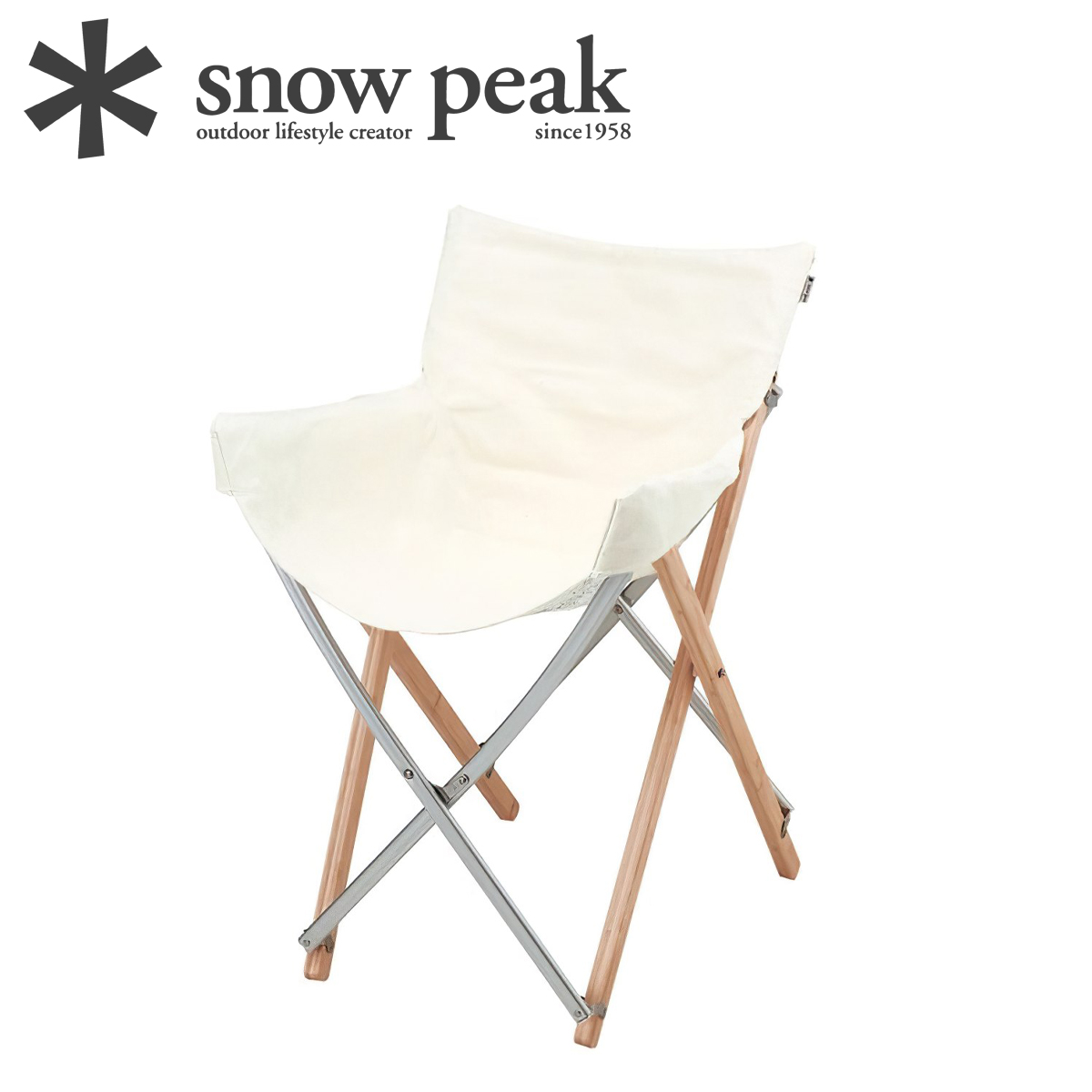 Ghế Gấp Gọn Có Tựa Lưng Cắm Trại Du Lịch Snowpeak Take! Chair