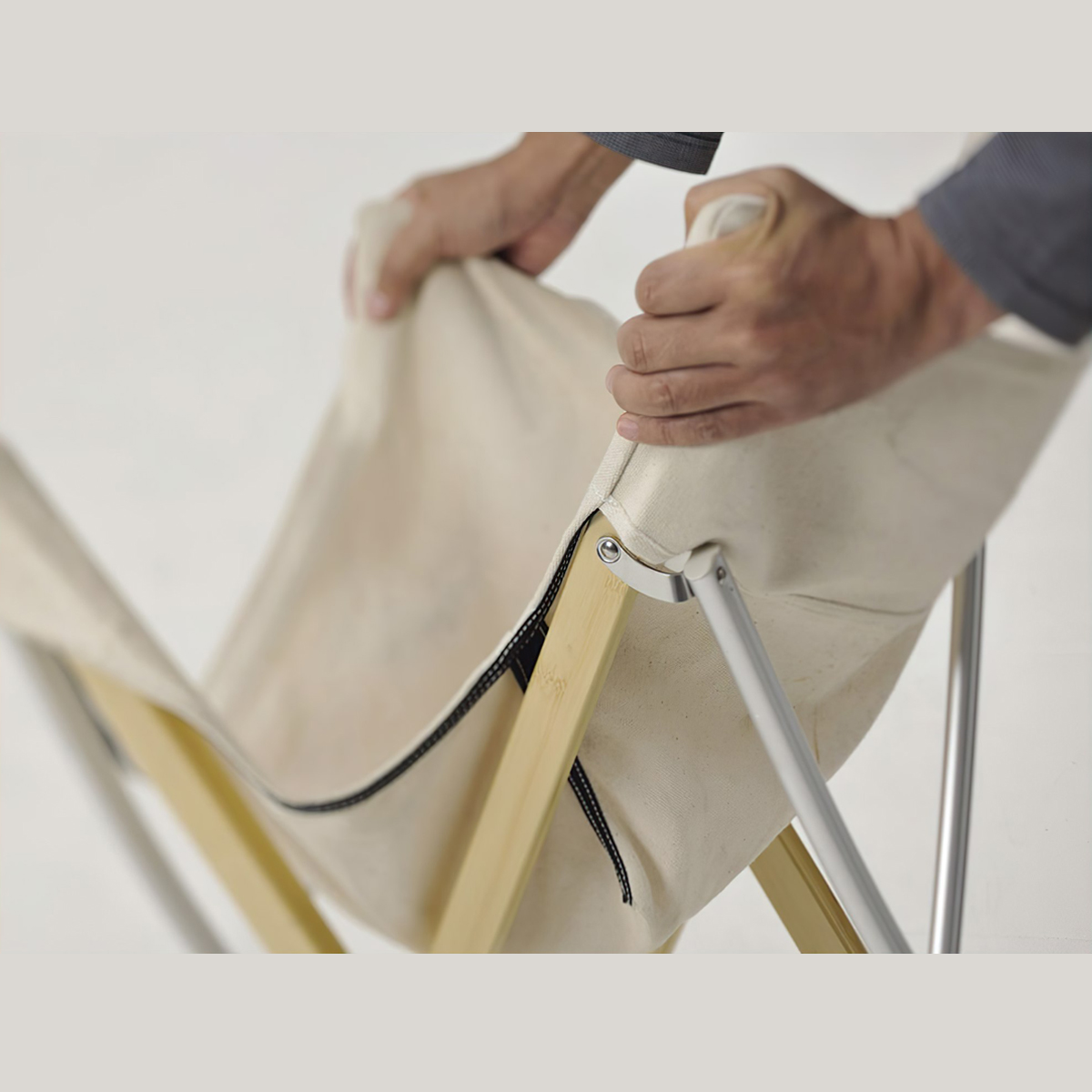 Ghế Gấp Gọn Có Tựa Lưng Cắm Trại Du Lịch Snowpeak Take! Chair