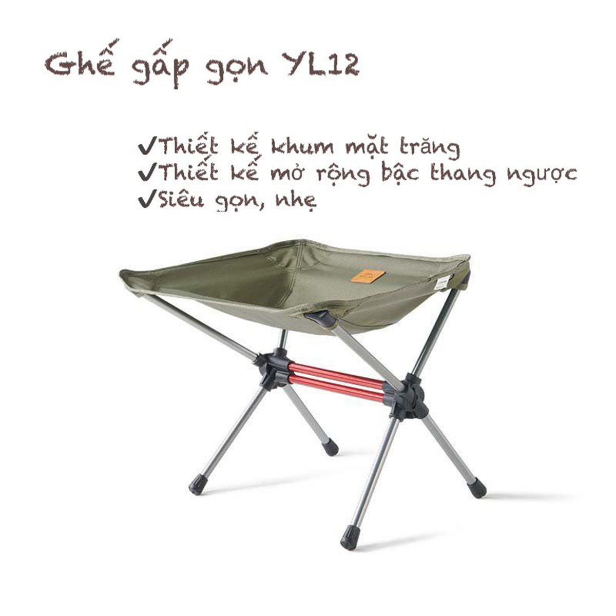 NatureHike Ghế gấp gọn YL12