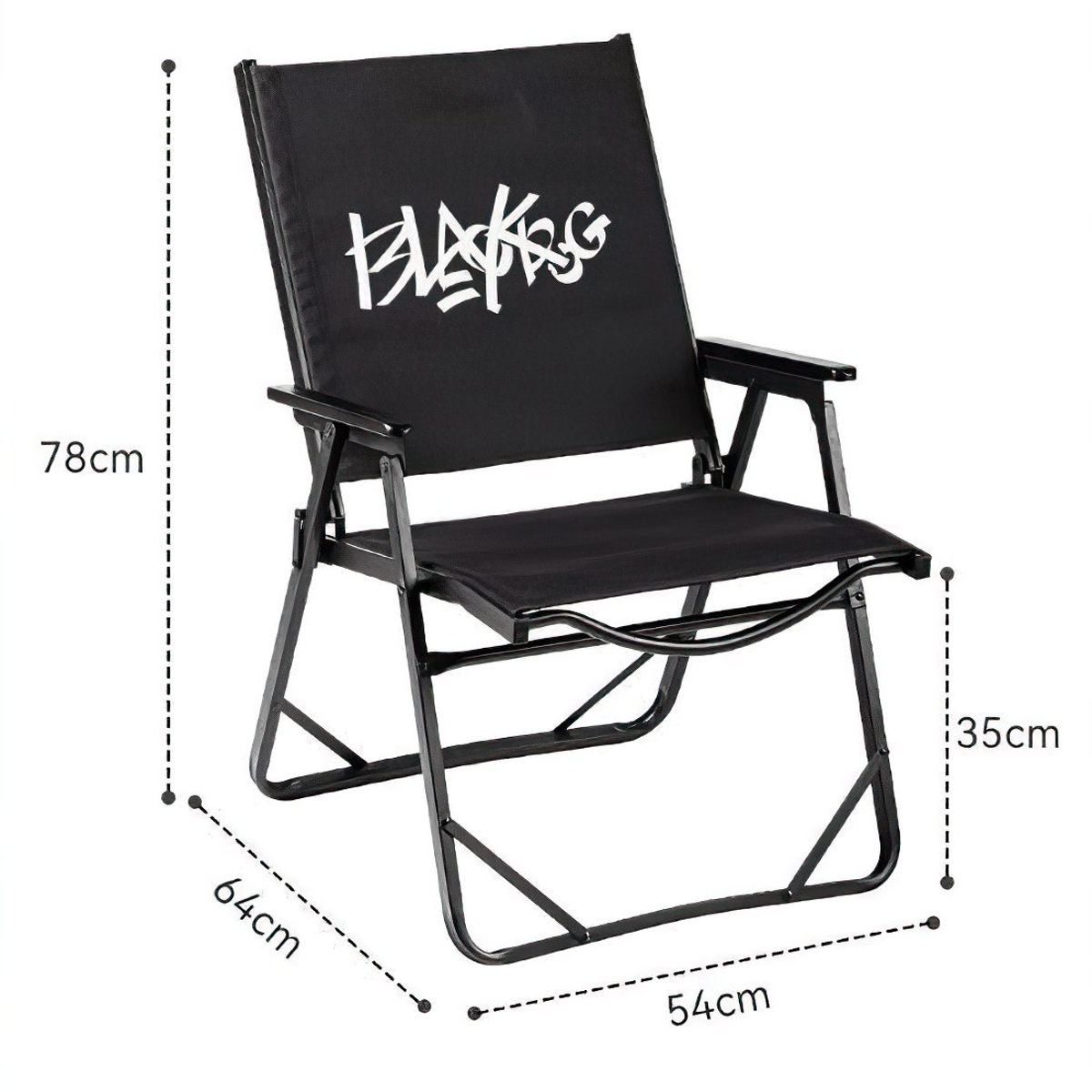 Ghế Gấp Tựa Lưng cắm trại BlackDog CBD2300JJ010
