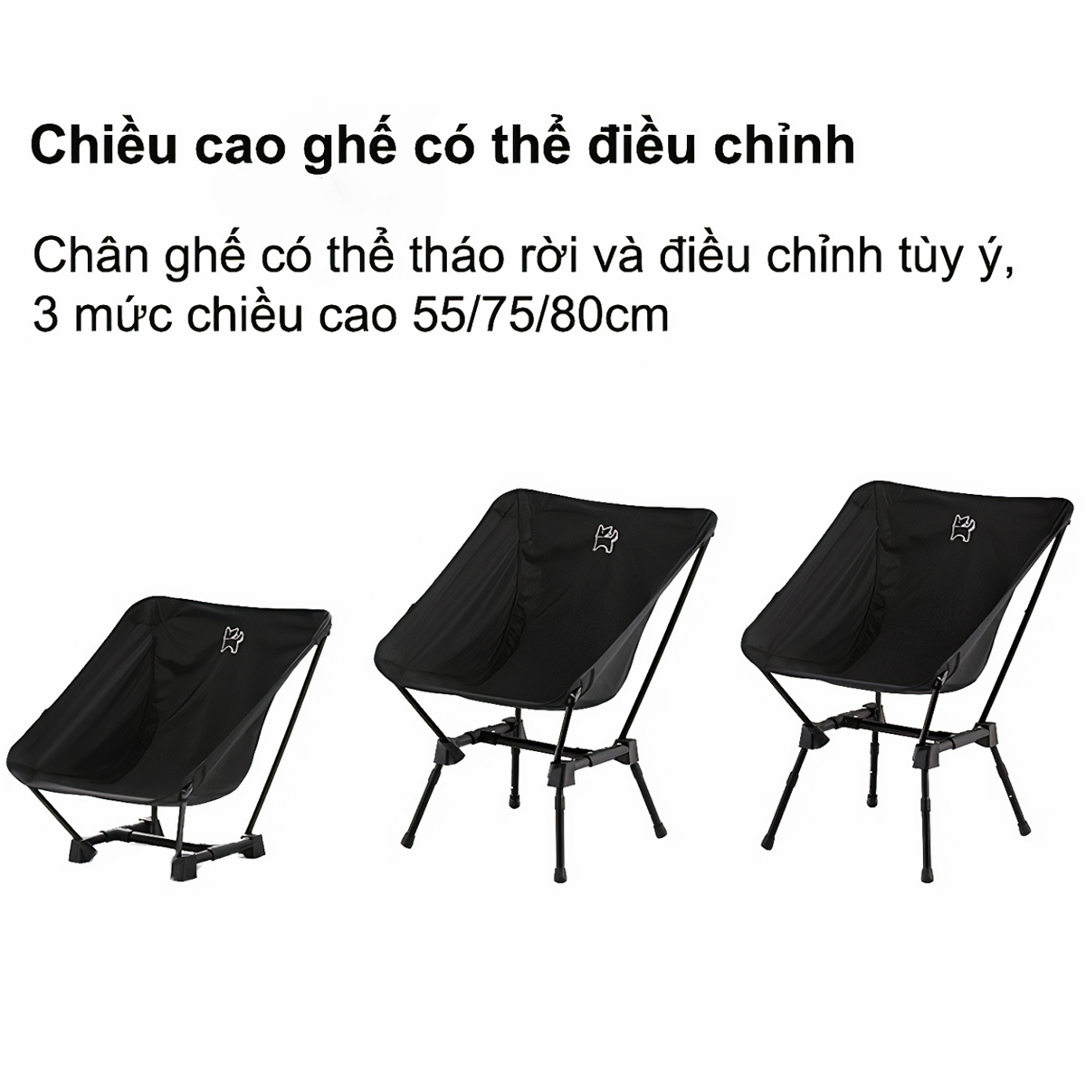 Blackdog ghế cắm trại siêu cấp đa năng
