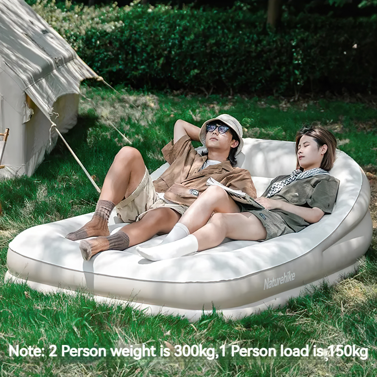 Naturehike CNK2300DZ020 Ghế Sofa Bơm Hơi Có Tích Hợp Bơm Sạc Pin