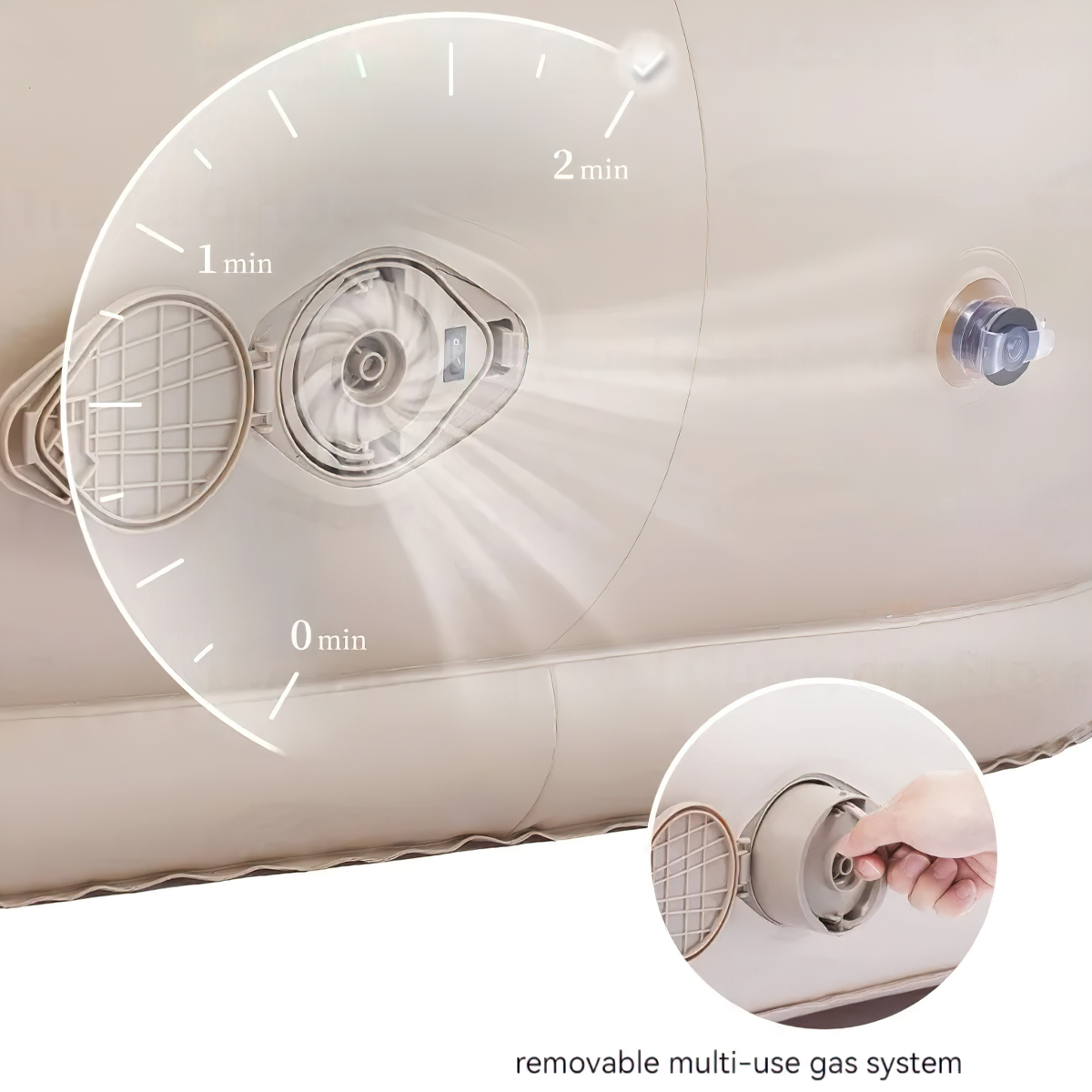 Naturehike CNK2300DZ020 Ghế Sofa Bơm Hơi Có Tích Hợp Bơm Sạc Pin