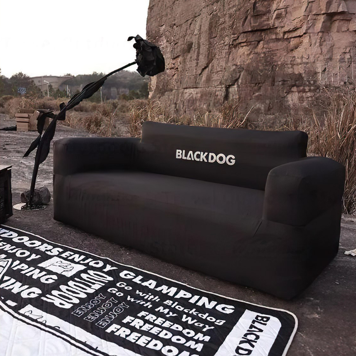 Ghế Sofa Cắm Trại Bơm Hơi Xếp Gọn BlackDog BD-SF001