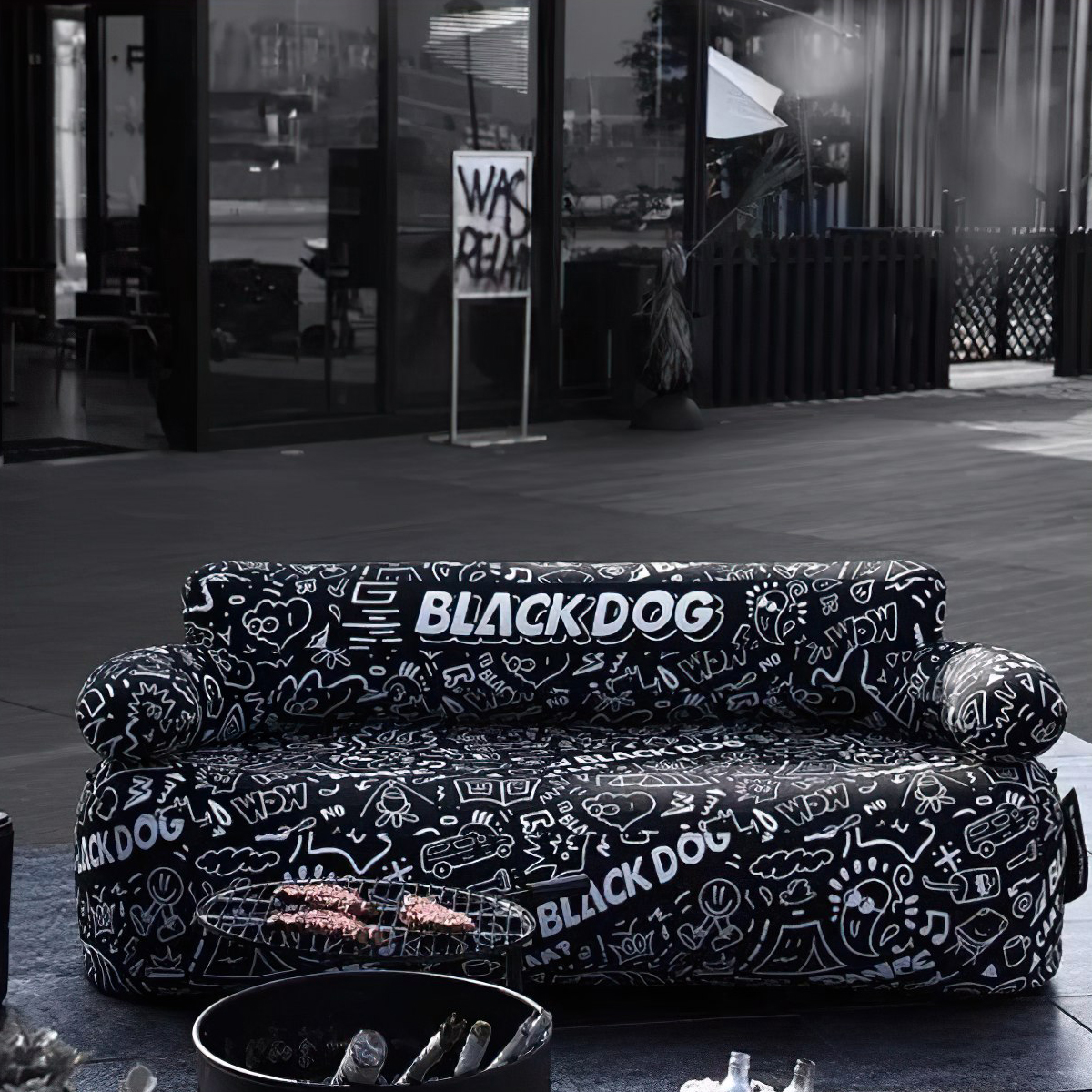 Ghế Sofa Cắm Trại Di Động Có Kèm Bơm BlackDog