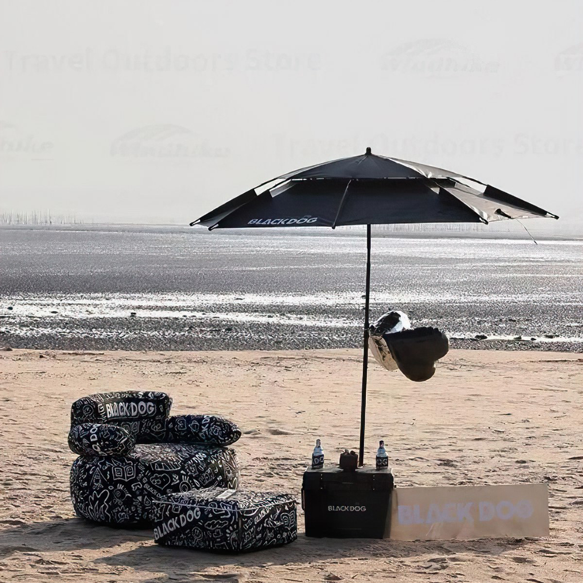 Ghế Sofa Cắm Trại Di Động Có Kèm Bơm BlackDog