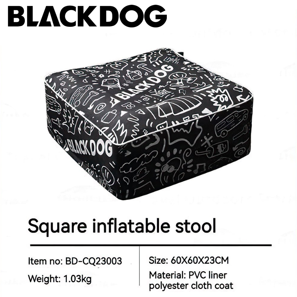 Ghế Sofa Cắm Trại Di Động Có Kèm Bơm BlackDog