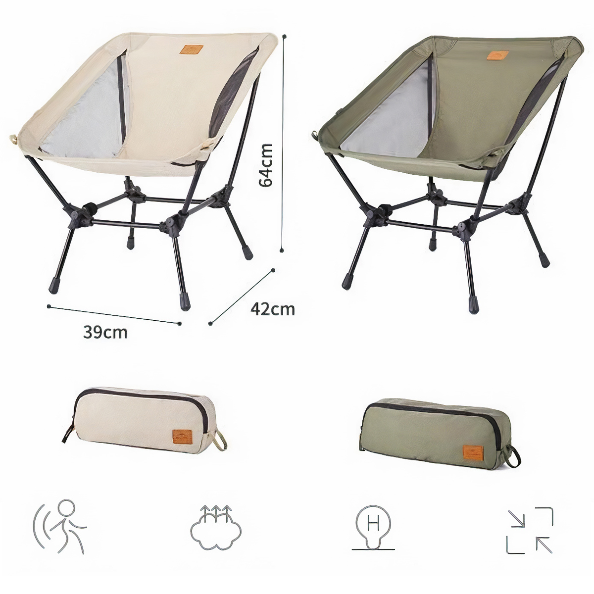 Naturehike Ghế Xếp Cắm Trại 2 Tầng