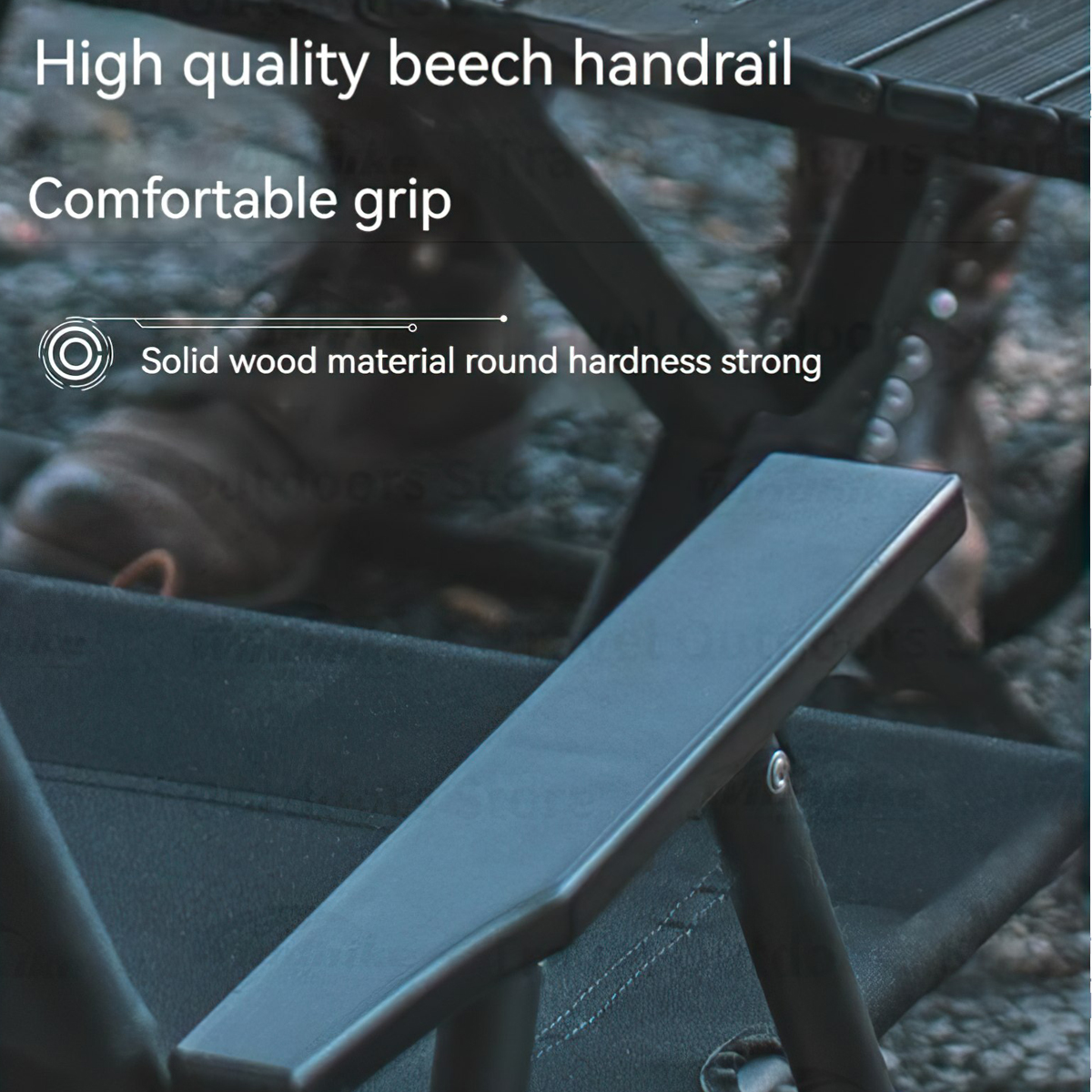 Ghế Xếp Cắm Trại Du Lịch Blackdog Folding Chair