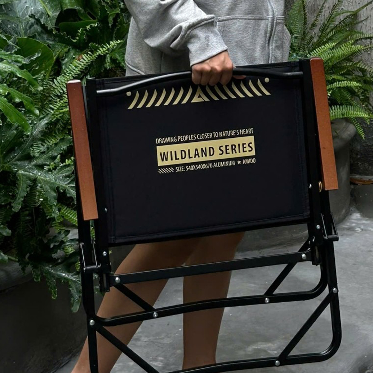 Amido Ghế xếp Cắm Trại Kermit Windland Series