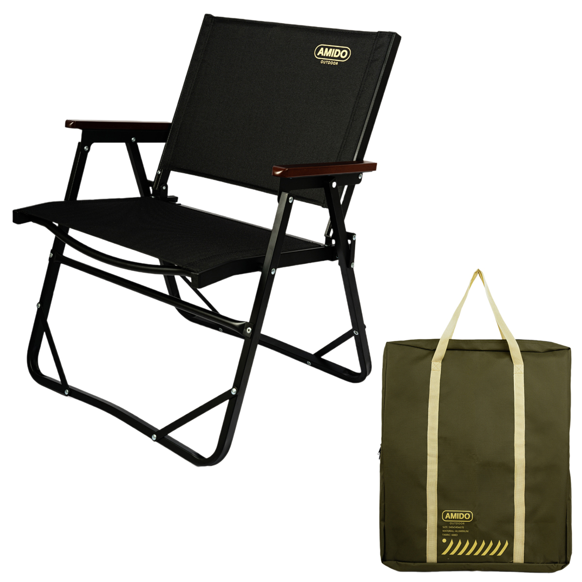 Amido Ghế xếp Cắm Trại Kermit Windland Series