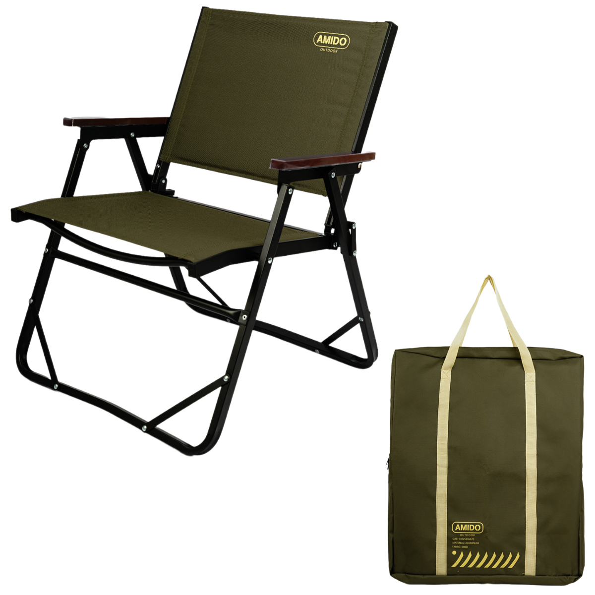 Amido Ghế xếp Cắm Trại Kermit Windland Series