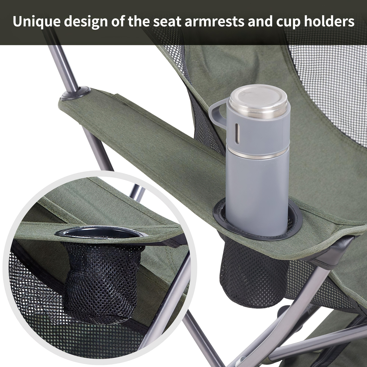 Naturehike Ghế Xếp Cắm Trại Tựa Tay YL06 Plus CNK2300JU0003