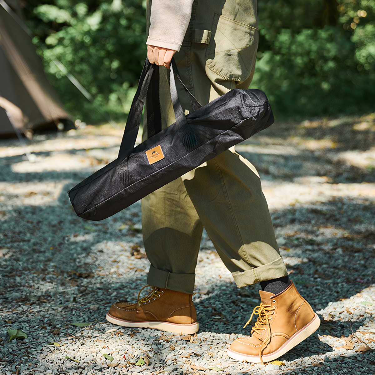 Naturehike Ghế xếp cắm trại gấp gọn – Vải hoạ tiết mới