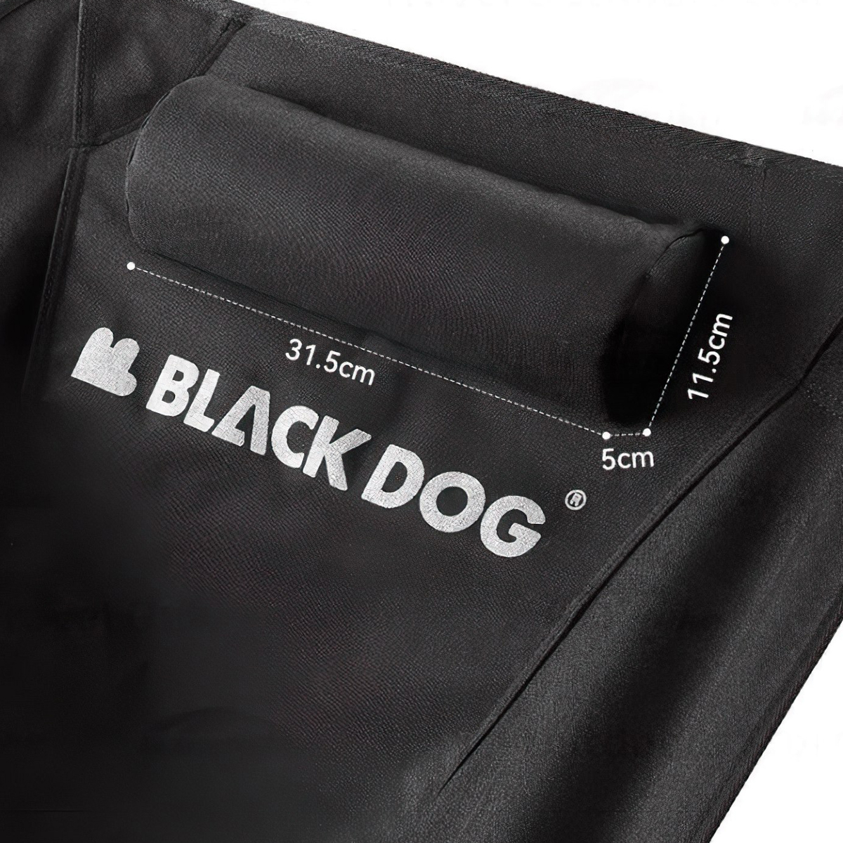 Ghế Xếp Gọn Có Tựa Lưng Cắm Trại BlackDog
