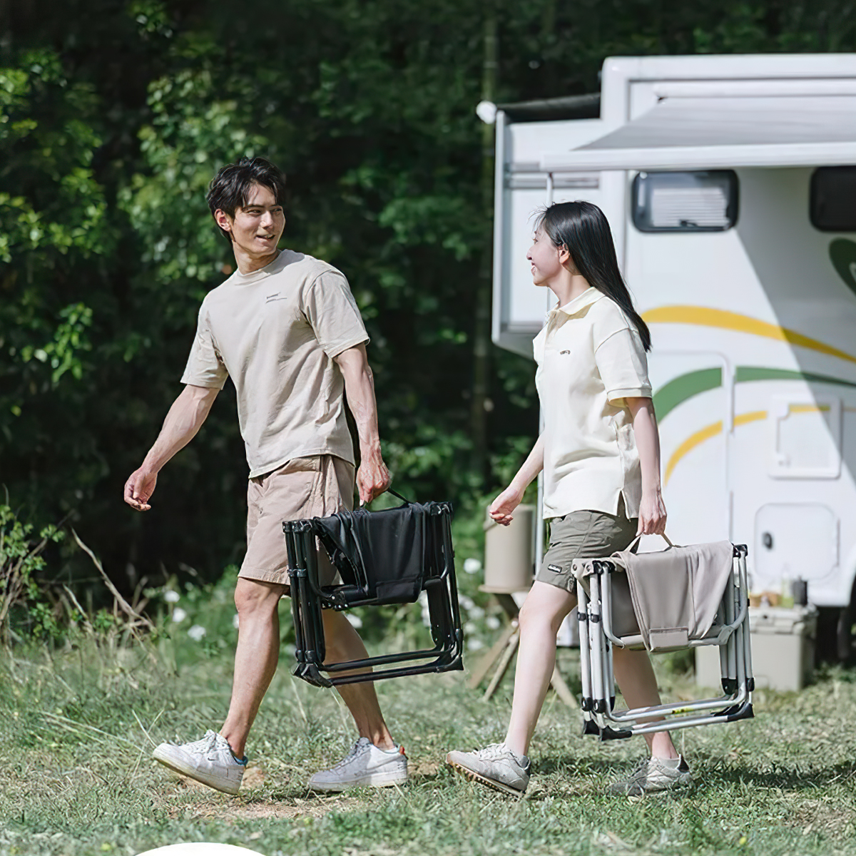 Naturehike CNH22JU060 Ghế xếp hình chữ V Cắm Trại