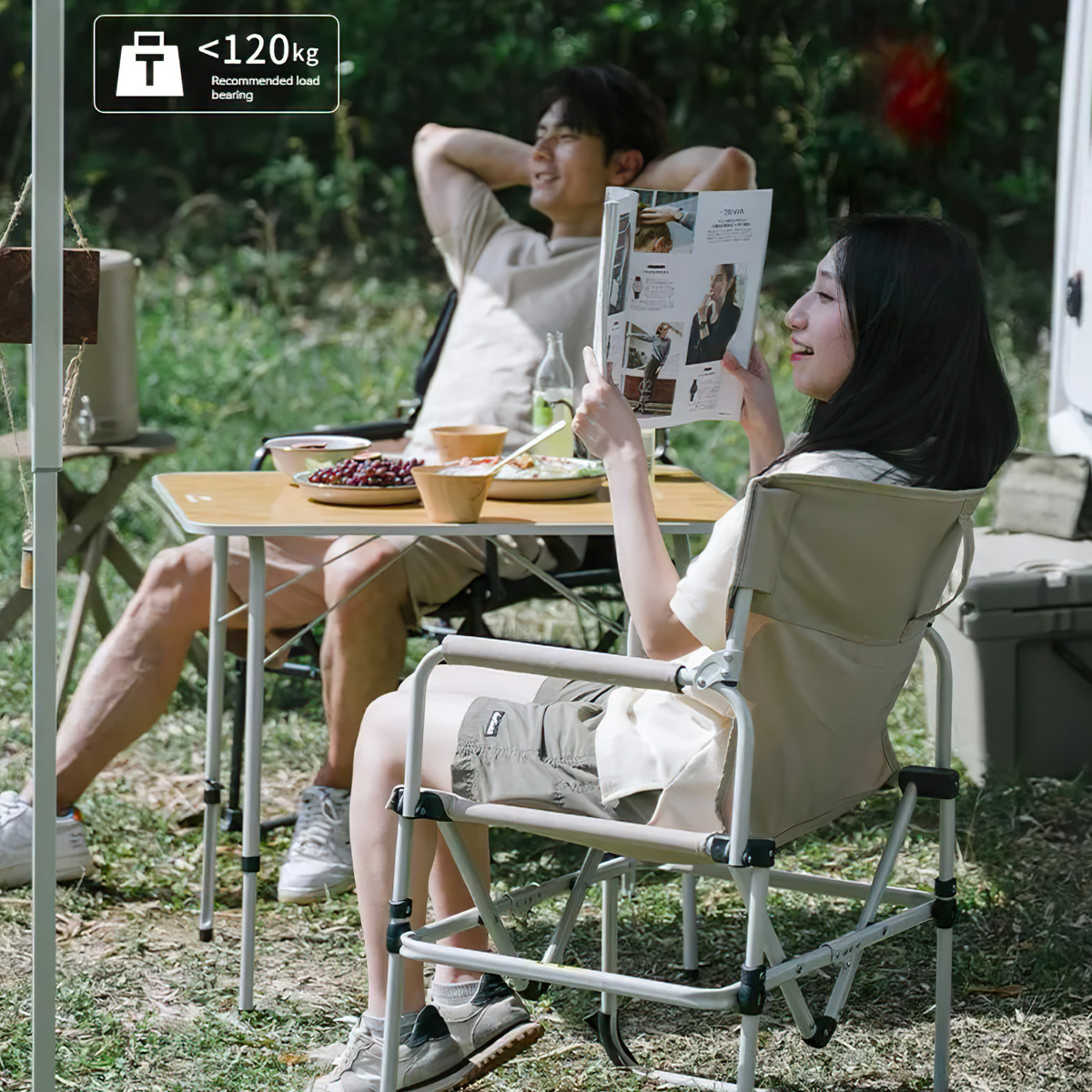 Naturehike CNH22JU060 Ghế xếp hình chữ V Cắm Trại