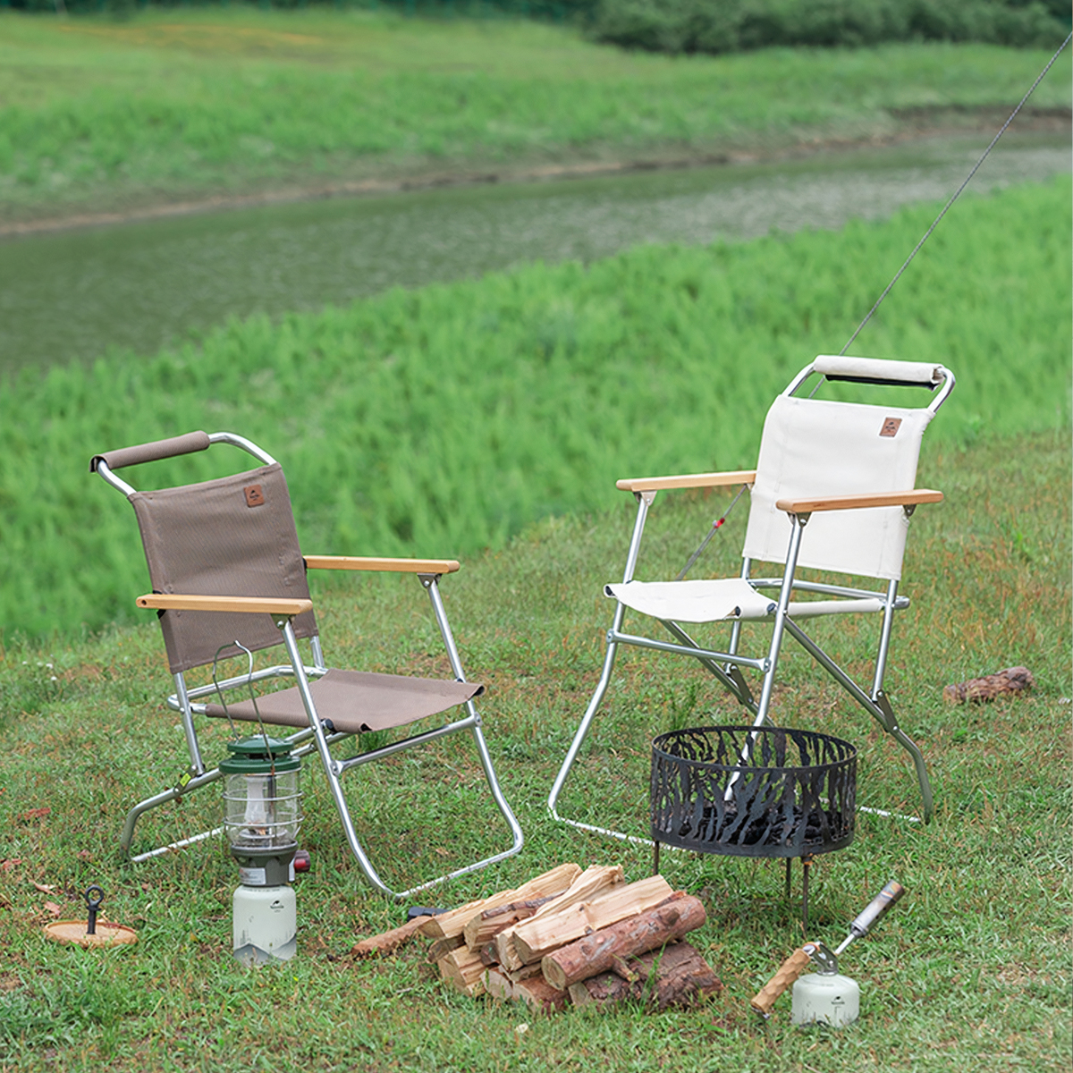 Naturehike Ghế xếp Glamping mang đi cắm trại