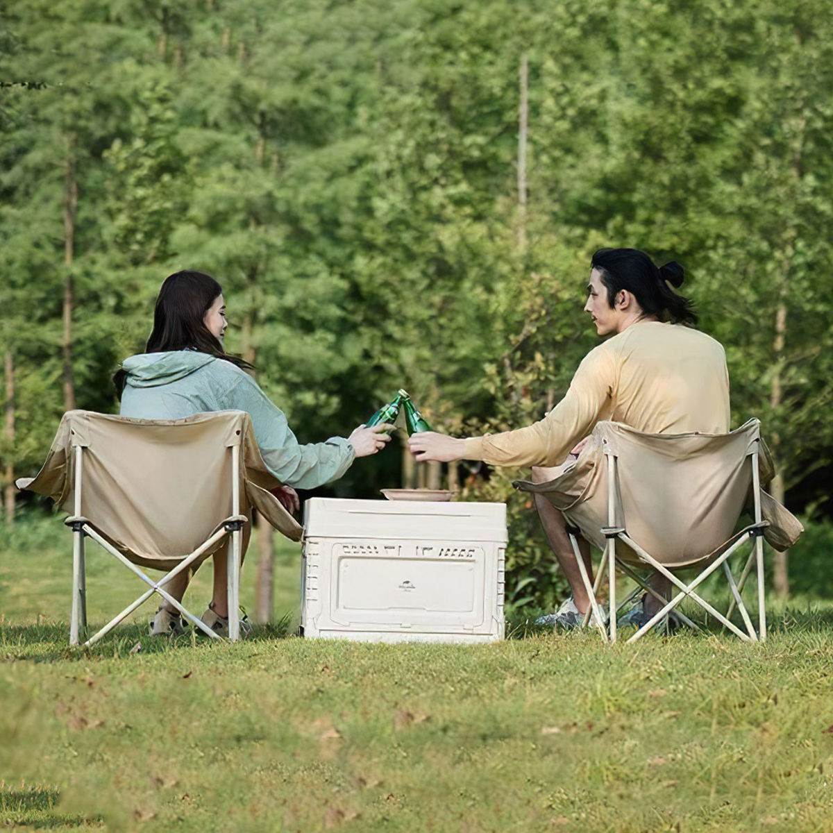 Naturehike CNH23JU13002 Ghế Xếp Thư Giãn Có Tựa Tay Cắm Trại Armrest Moon Chair