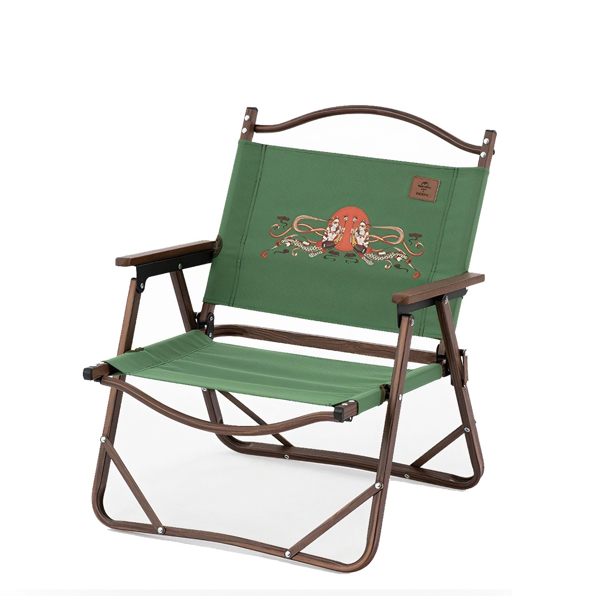 Naturehike Ghế Xếp Vân Gỗ Glamping - Con Đường Tơ Lụa Glamping