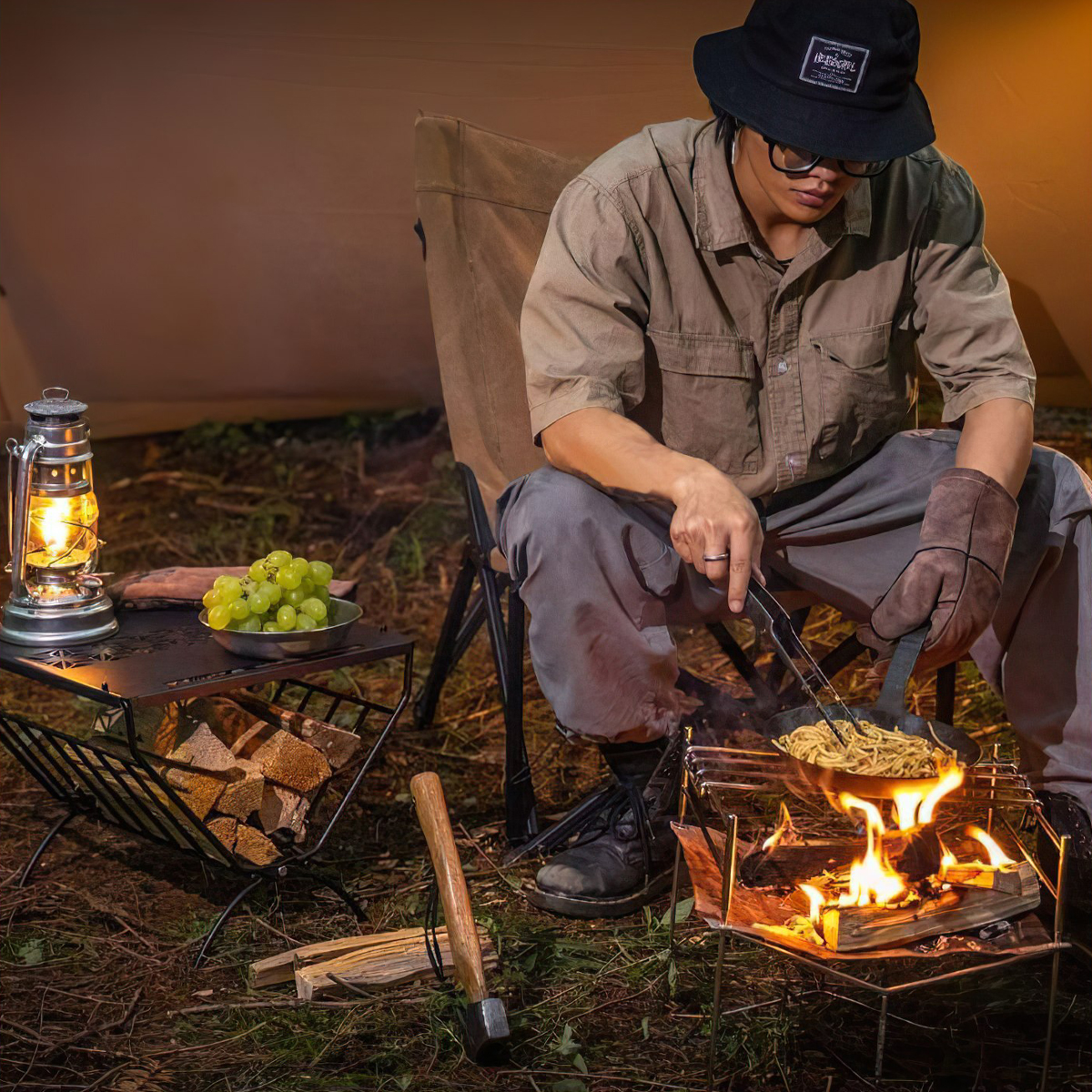 Giá/Bàn Đựng Củi Cắm Trại Campingmoon T-285A