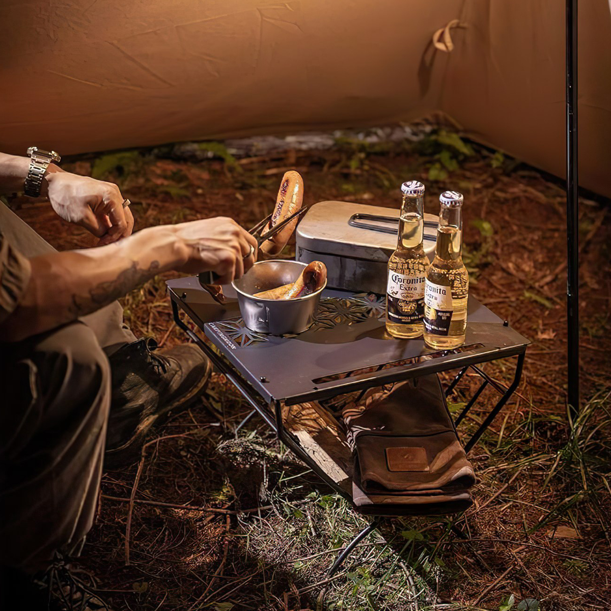 Giá/Bàn Đựng Củi Cắm Trại Campingmoon T-285A