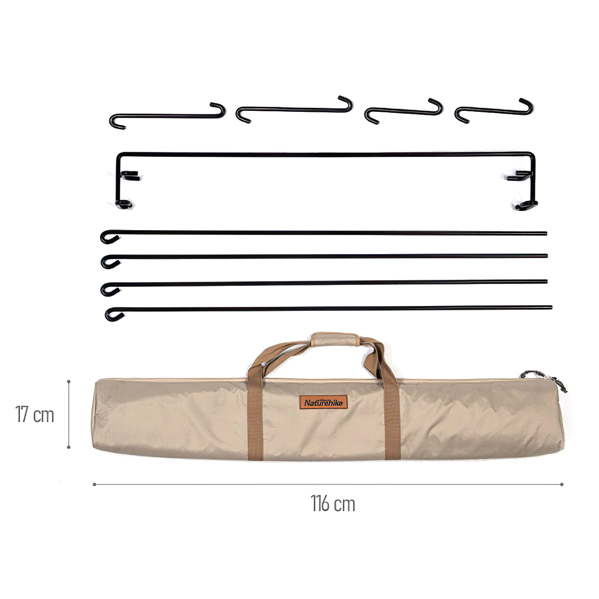 Giá móc treo đồ dã ngoại, cắm trại Naturehike