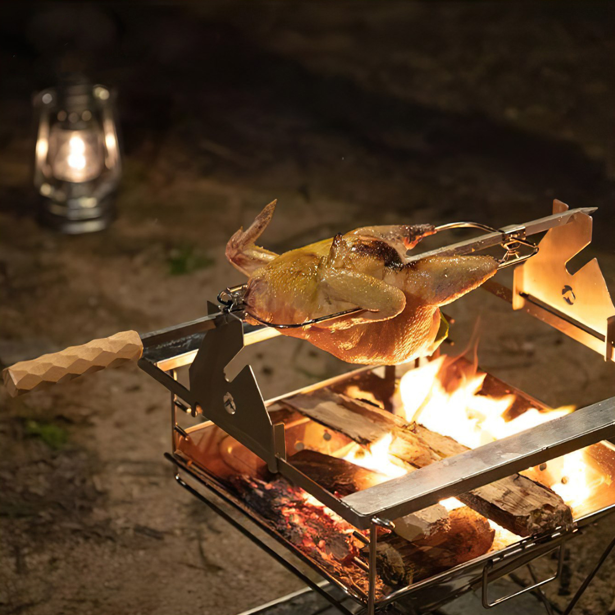 Giá Nướng Gà Cắm Trại Campingmoon MK-60