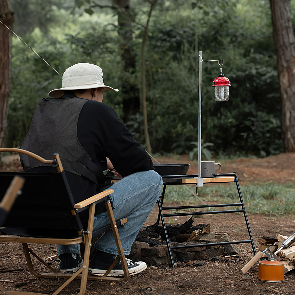Giá Treo Đèn Cắm Trại Gấp Gọn Naturehike Foldable Lamp Holder