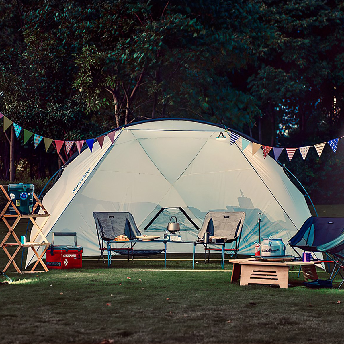 Naturehike Giá Treo Đèn Cắm Trại Xếp Gọn Dj01 Retractable Lamp Holder