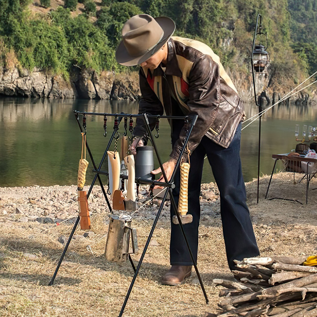 Naturehike Giá Treo Đồ Cắm Trại 2 Tầng Hanging Rack Q-9B