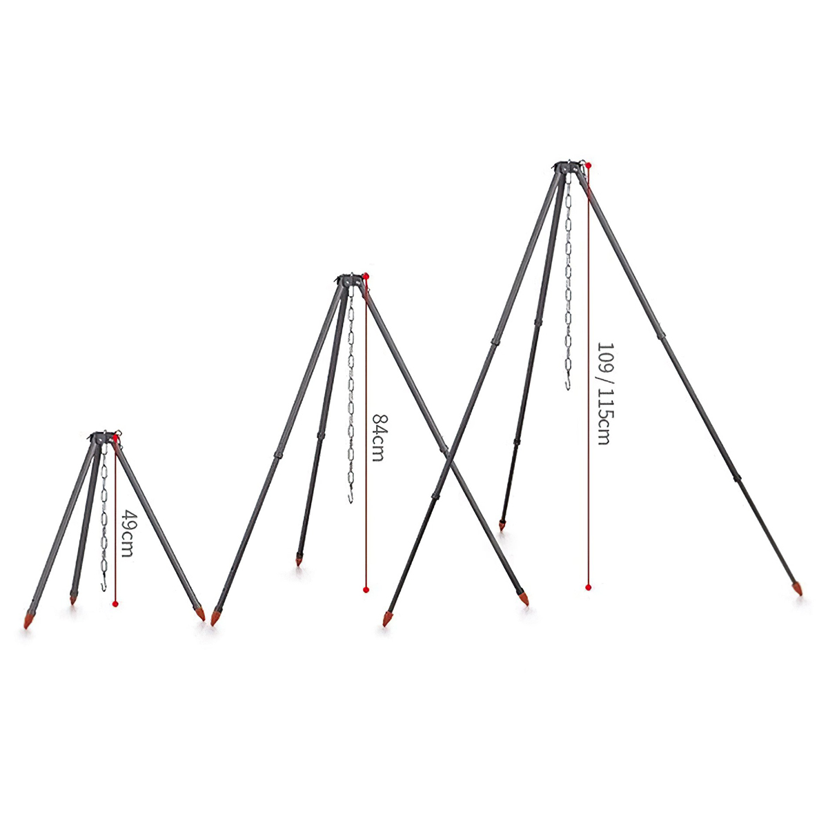 Naturehike Giá Treo Nồi 3 Chân Cắm Trại Loại Lớn H026 Large Tripod