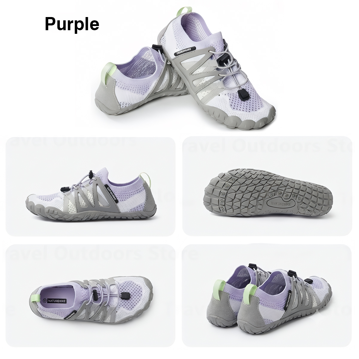 Naturehike Giày Chống Trượt Đi Suối Biển Cắm Trại Nhanh Khô CYY2321IA010