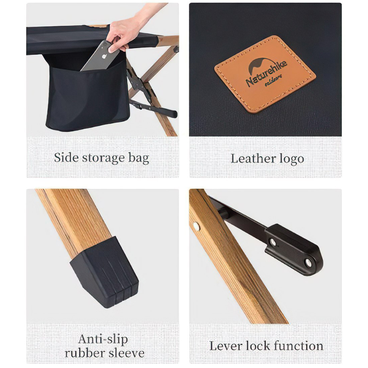 Naturehike NH19X003-C Giường Gấp Gọn Cắm Trại XJC03