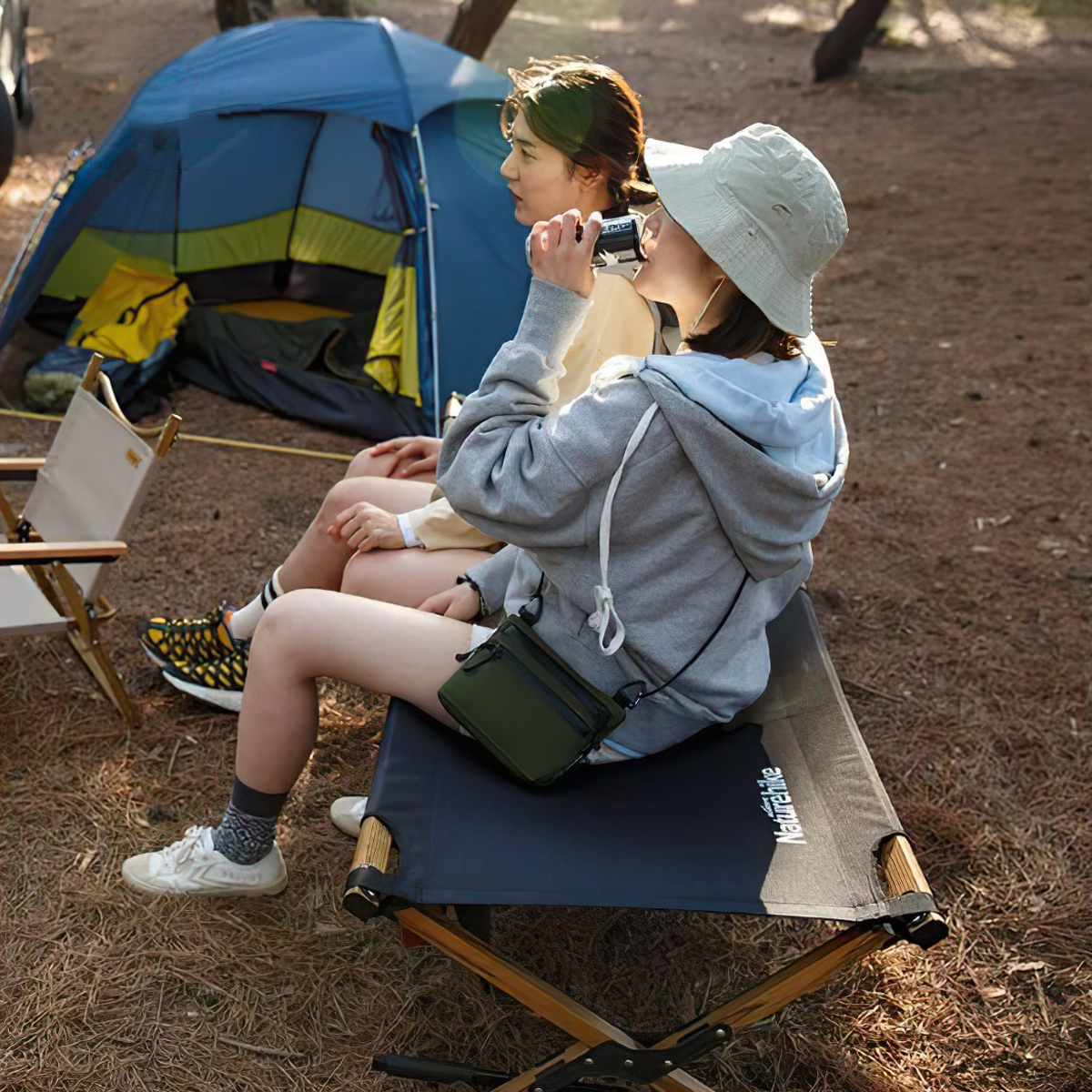 Naturehike NH19X003-C Giường Gấp Gọn Cắm Trại XJC03