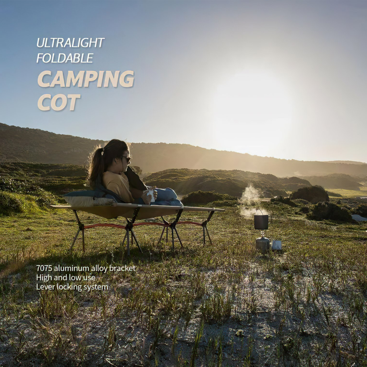 Naturehike Folding Bed NH20JJ009 Giường Gấp Cắm Trại Linh Hoạt