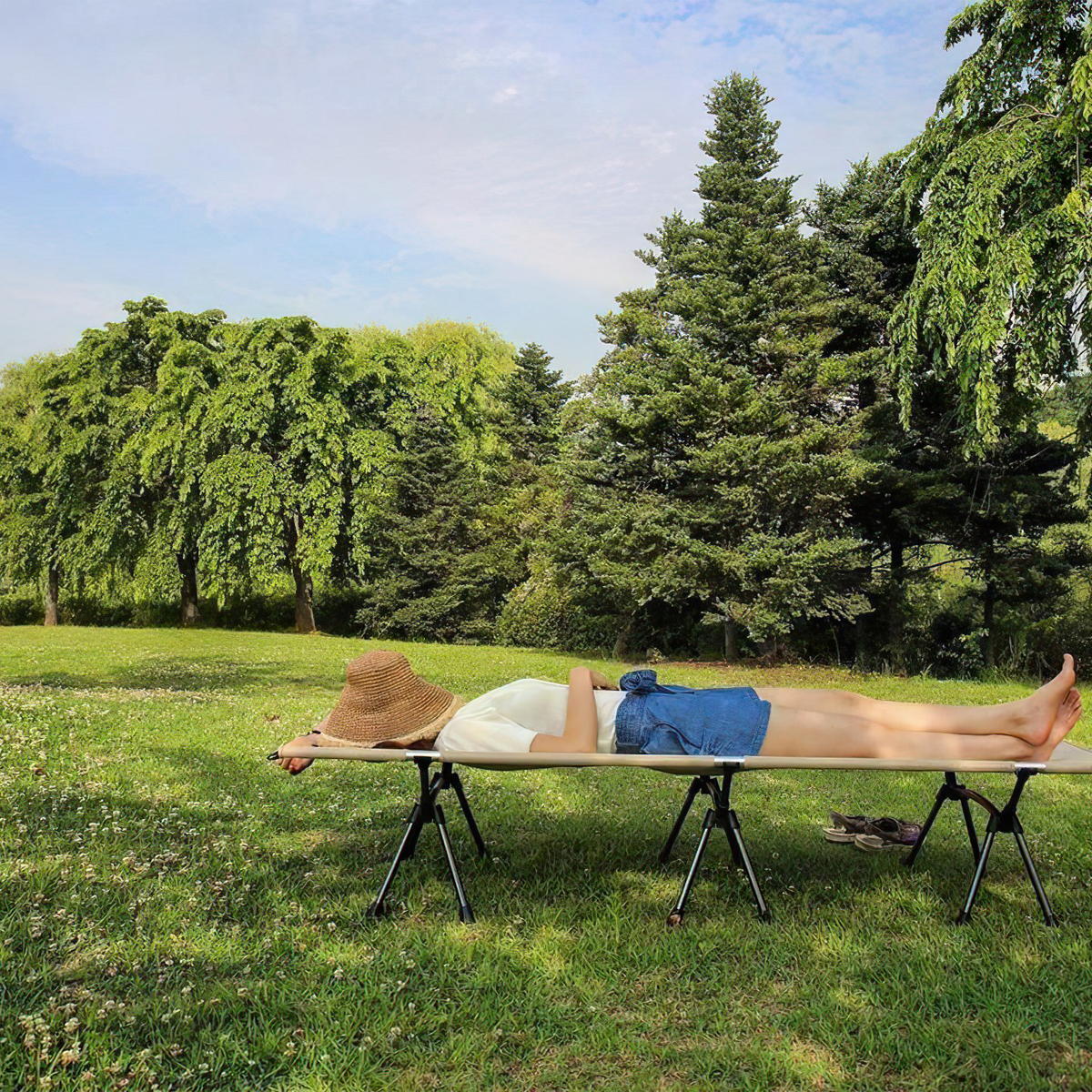 Naturehike Folding Bed NH20JJ009 Giường Gấp Cắm Trại Linh Hoạt