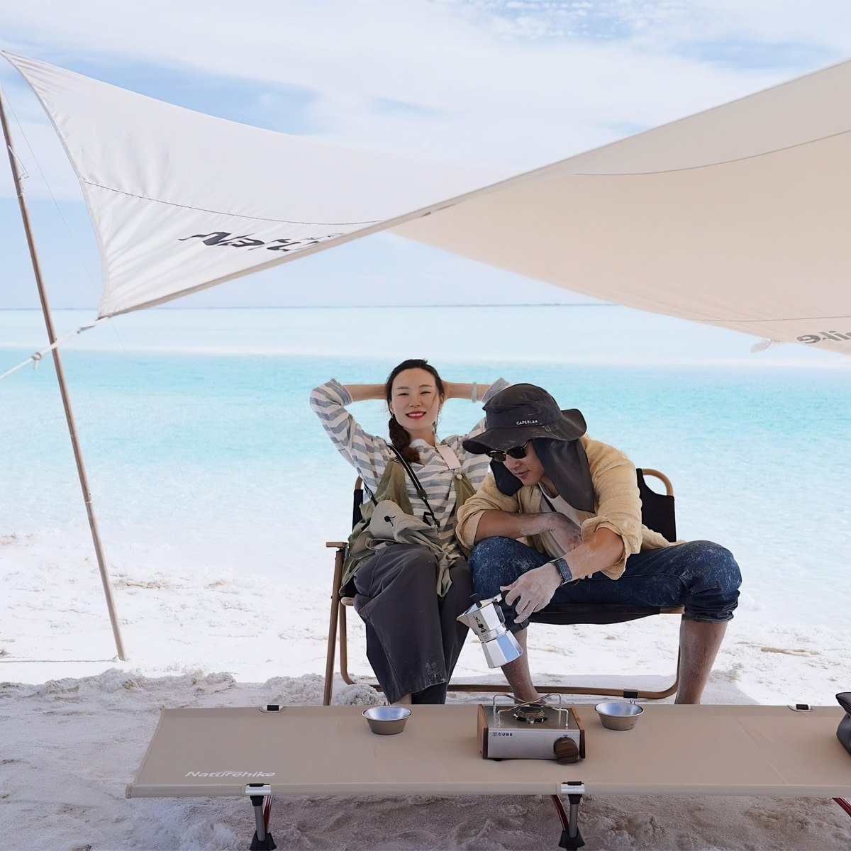 Naturehike Folding Bed NH20JJ009 Giường Gấp Cắm Trại Linh Hoạt