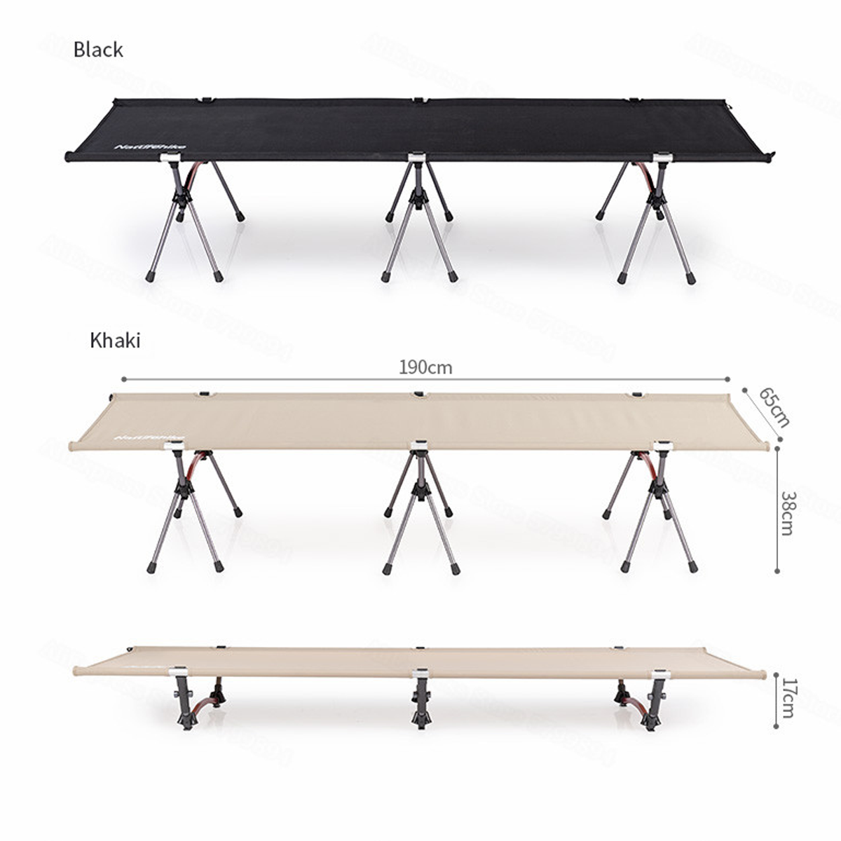 Naturehike NH19JJ006 Giường Xếp Gọn Dã Ngoại Đa Năng XJC04