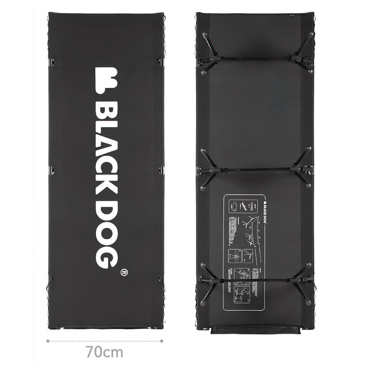 Blackdog Giường Xếp Gọn và Tấm Trải Giường Cắm Trại