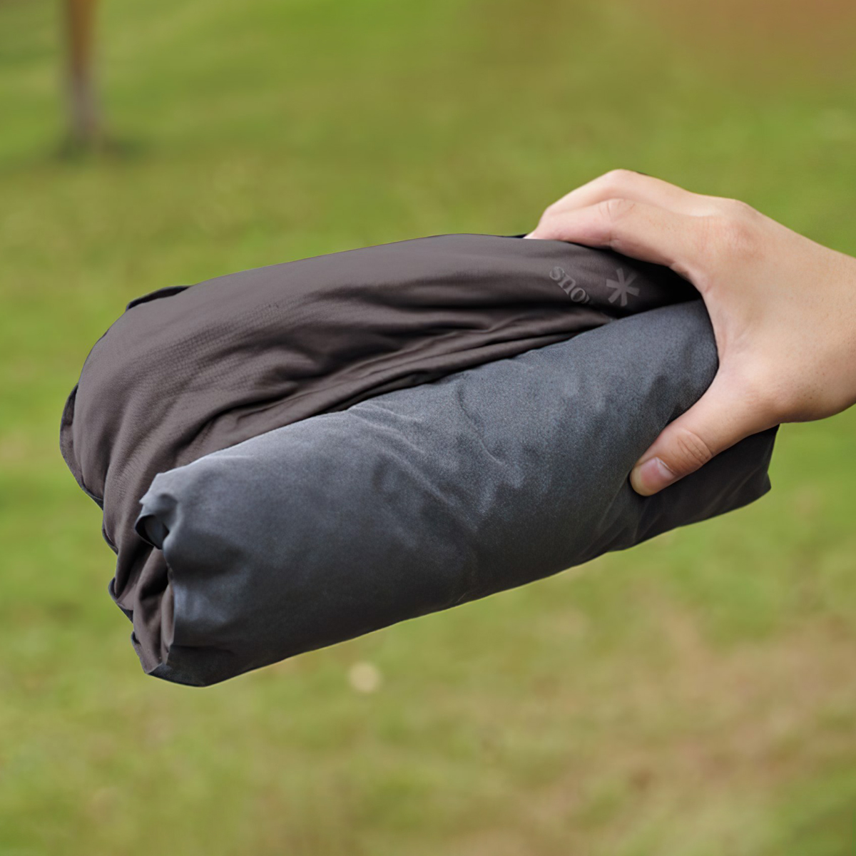 Gối Hơi Cắm Trại Du Lịch Văn Phòng Snowpeak Stretch Pillow