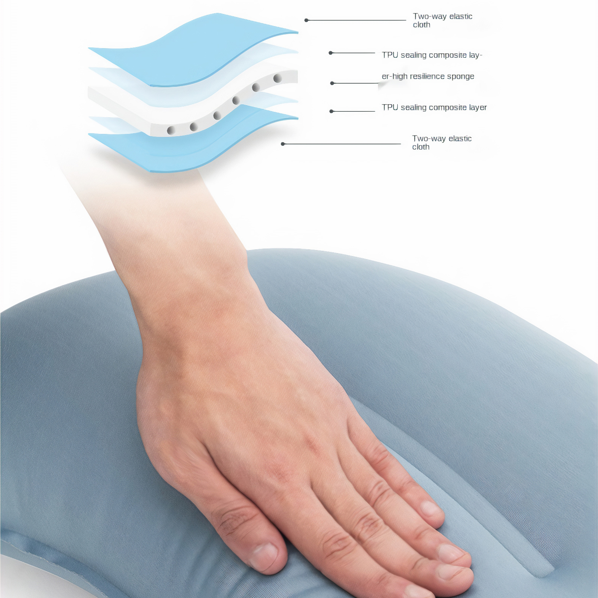 Naturehike Gối Hơi Tự Phồng Cắm Trại - Du Lịch Văn Phòng