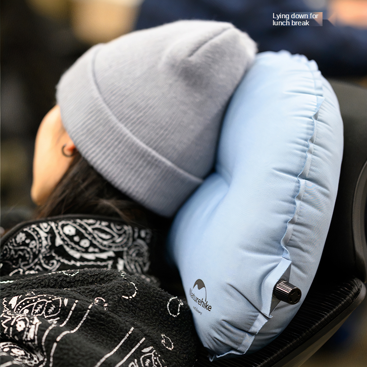 Naturehike Gối Hơi Tự Phồng Cắm Trại - Du Lịch Văn Phòng