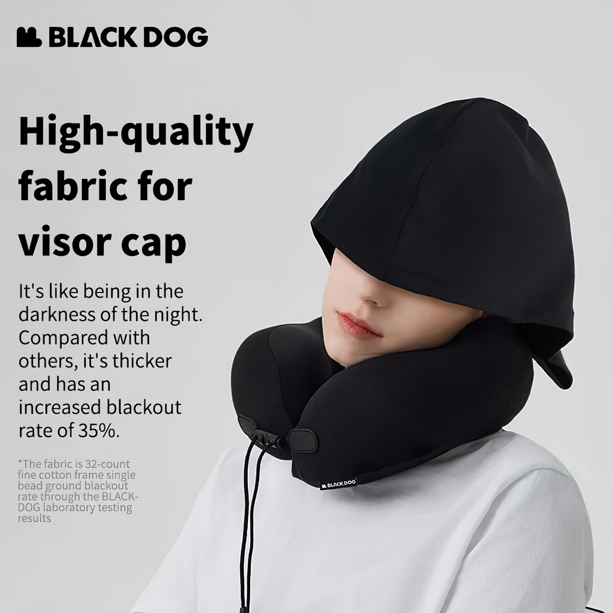 Blackdog CBD2300WS011 Gối Ngủ Chữ U Bảo Vệ Cổ