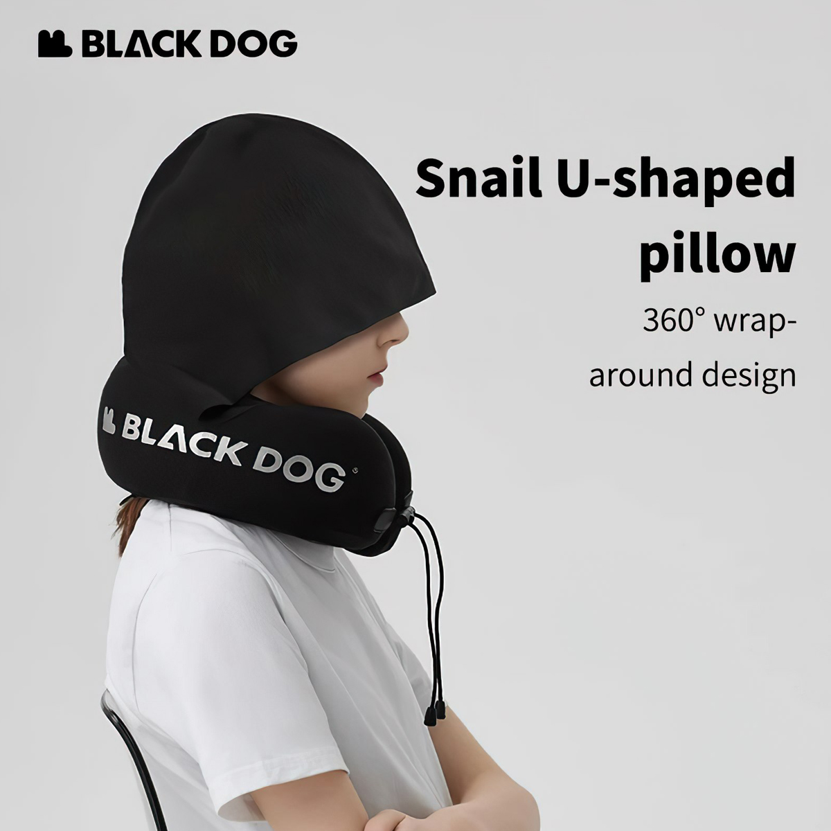 Blackdog CBD2300WS011 Gối Ngủ Chữ U Bảo Vệ Cổ