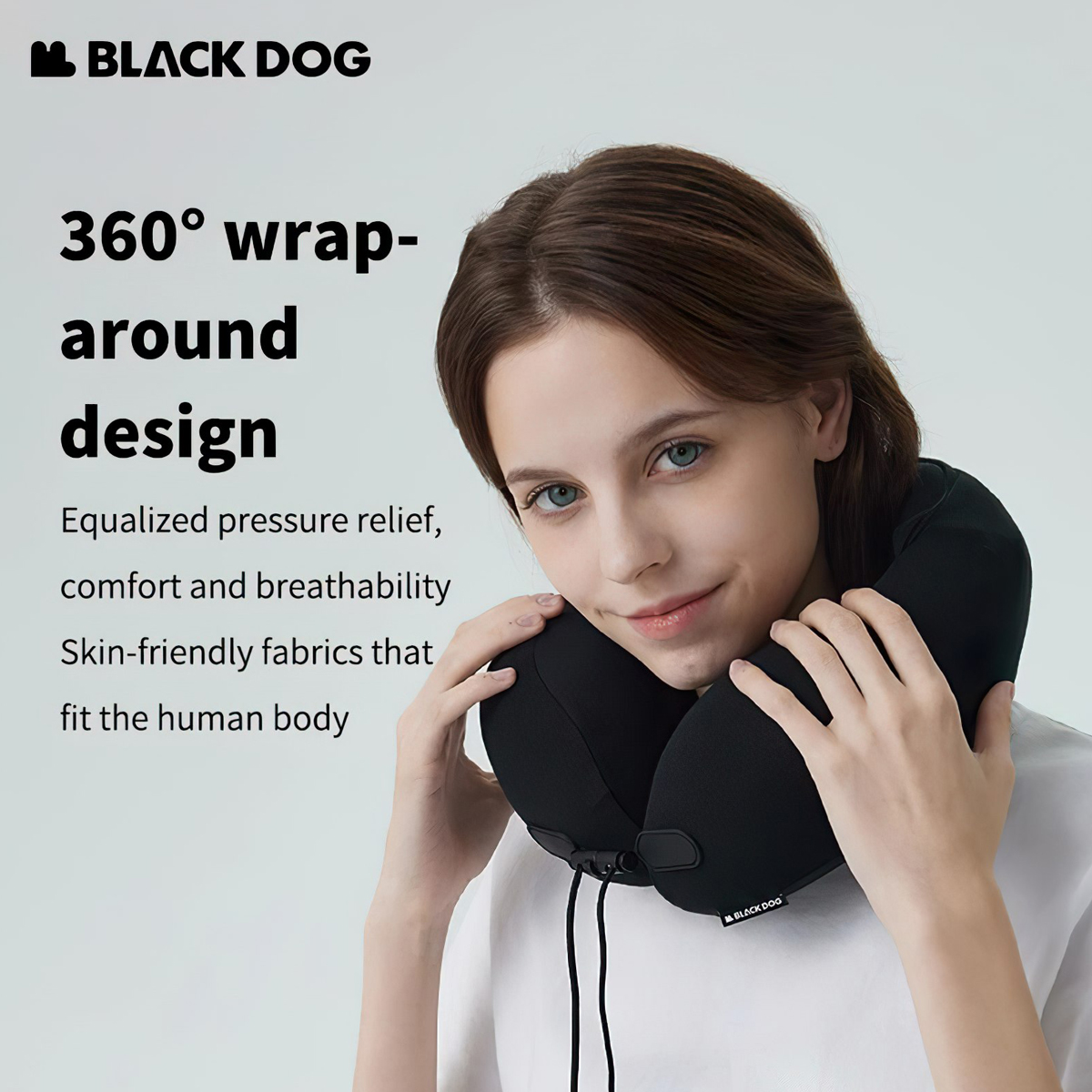 Blackdog CBD2300WS011 Gối Ngủ Chữ U Bảo Vệ Cổ