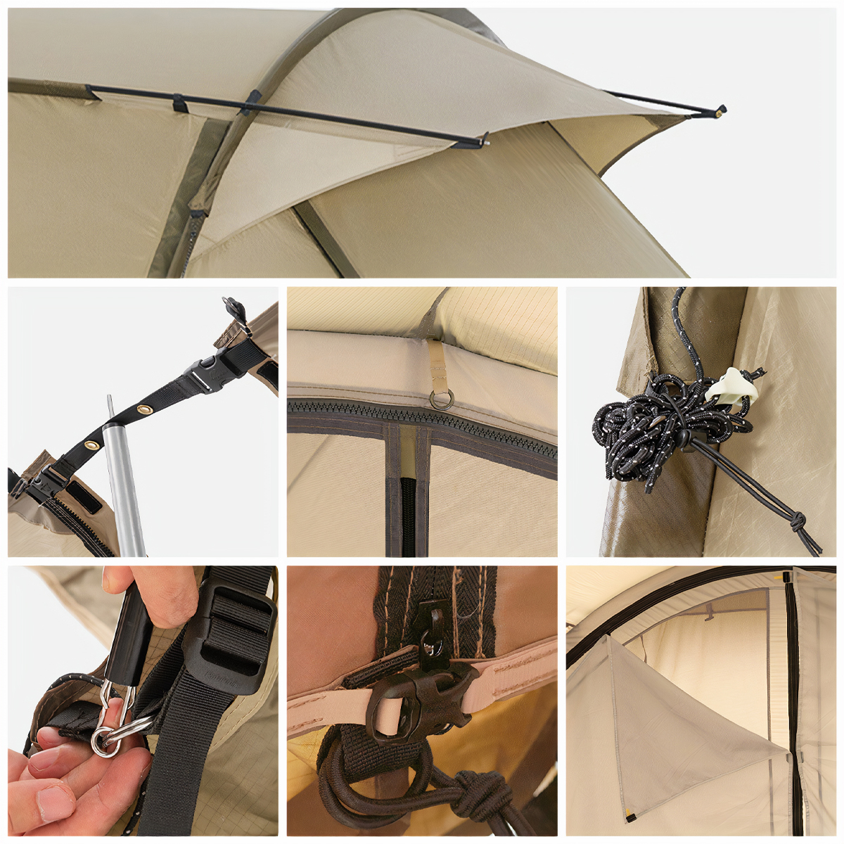 Naturehike NH22YW004 Lều Hầm Cắm Trại Glamping UPF50+ Aries α cho 4 - 6 người